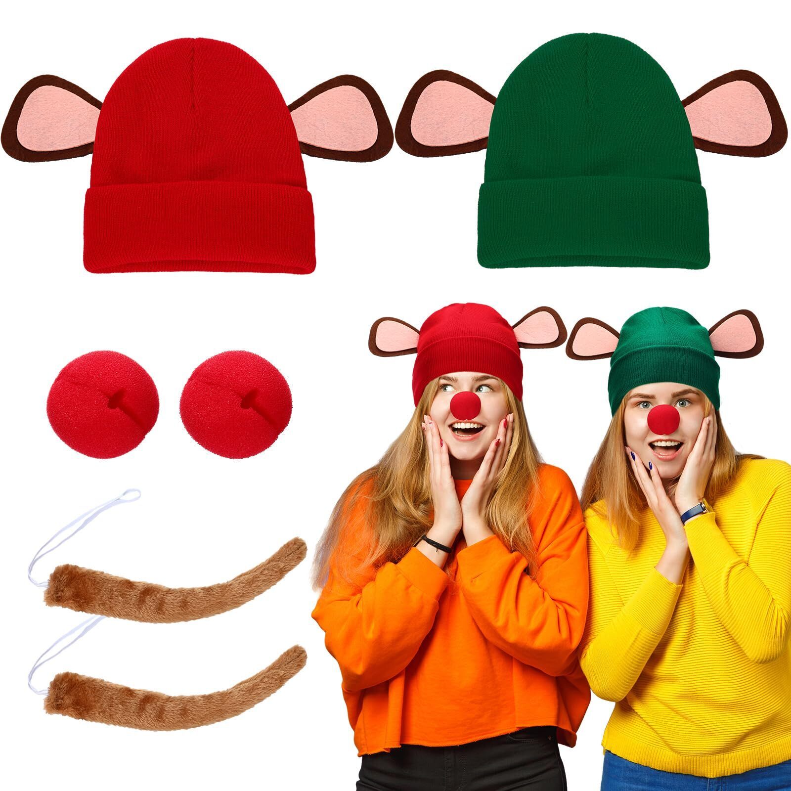 1416 6 Pcs Halloween Mice Costume Accessoriess Couple Costume